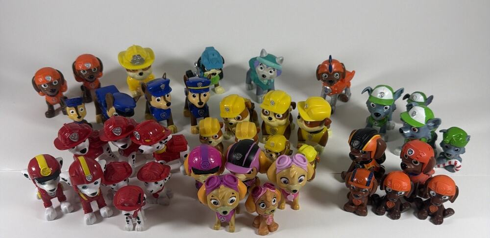 Lot of 39 Various Paw Patrol Figures